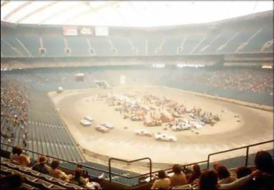 Pontiac Silverdome - 1983 SILVERDOME FROM ASARACING